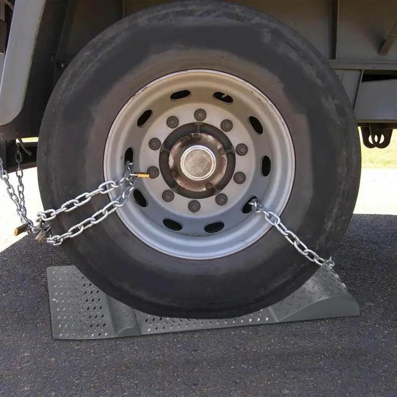 Wheel anti-skid device vehicle positioning anti-slip car truck parking Stop garage parking Non-Slip assist tire plug parking pad