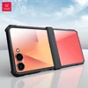 Xundd For Samsung Galaxy Z Flip 7 Case Shockproof Phone Case For Galaxy Z Flip 7 Transparent Case TPU+PC Anti-Yellowing Case