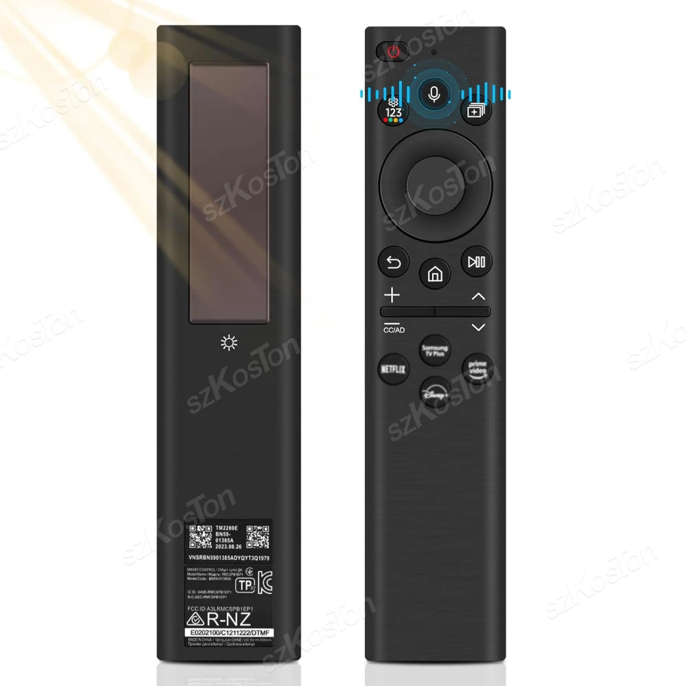 Eco-Friendly Solar Charging Voice Remote