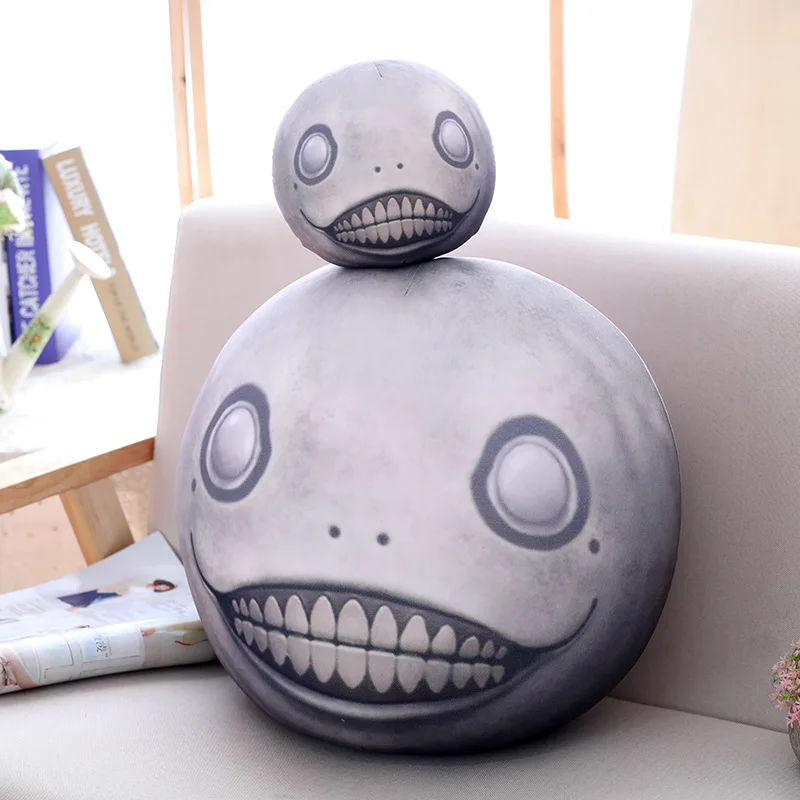 

Funny EMIL Plush Pillow Toys Stuffed Soft Movie Doll Full Head Nier:Automata Simulation Sofa Decoration Creative Gifts for Kids