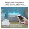 K19 Creative Portable Colorful Jellyfish Lamp Bluetooth Speaker HiFi Stereo 3D Surround Subwoofer Home Theater Sound System 3