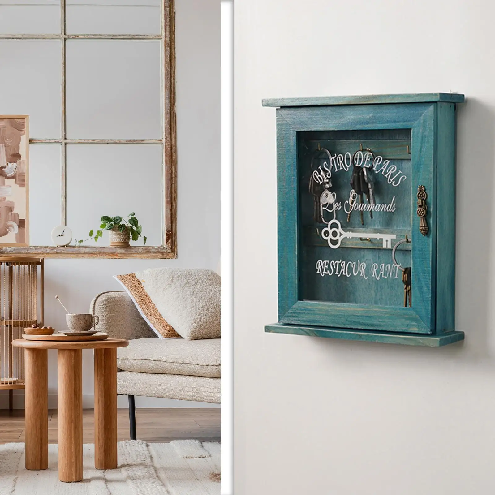 Key Holder Wall Hanging Entryway Key Storage Shelf for Dorm Basement Kitchen Key Holder Wall Hanging Entryway Key Storage Shelf for Dorm Basement Kitchen