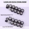 1/10Sets 1:64 Car Wheel With Rubber Tires Staggered Front Small Rear Large Wheel For 1:64 Hot Wheel/Domeka/ Model Car Off-road 3