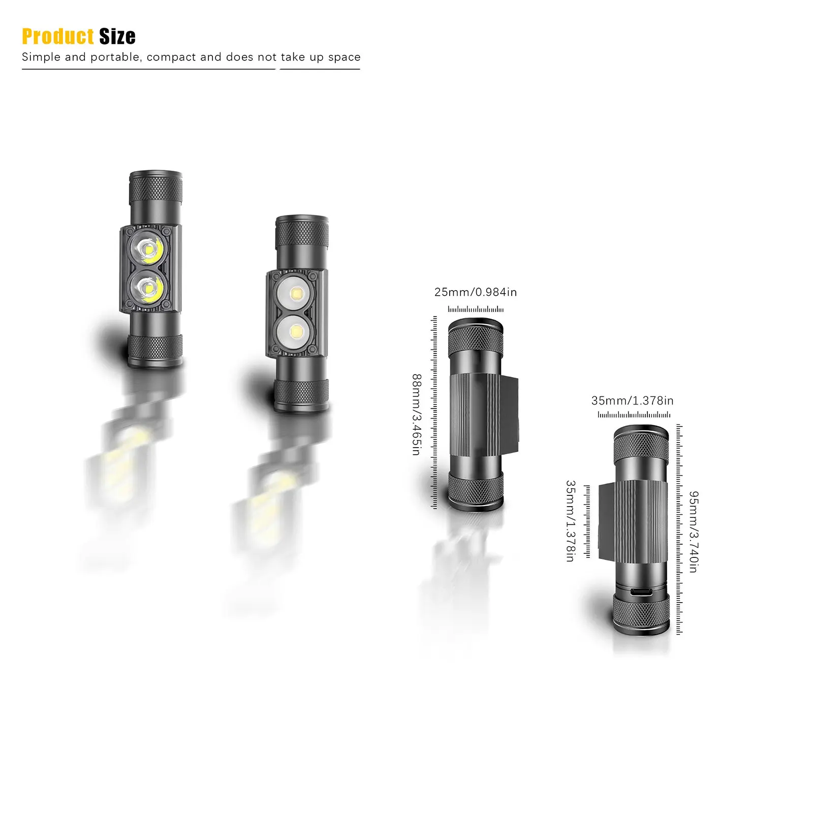 야외 LED 헤드라이트 메모리 플래시라이트 18650 배터리 사용 USB C 헤드램프 배터리 표시등 낚시용 헤드램프 토치
