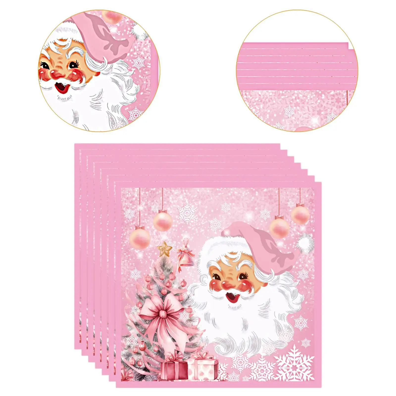 20Pcs Christmas Guest Napkins Holiday Napkins for Bathroom Home Themed Party