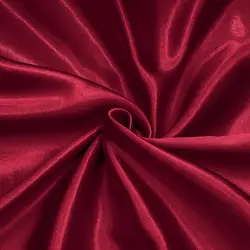 Luxurious Silky Satin Fabric for Elegant Creations, Smooth and Shiny Material for Wedding Attire, Fashion Design, and Creative Projects (Burgundy)