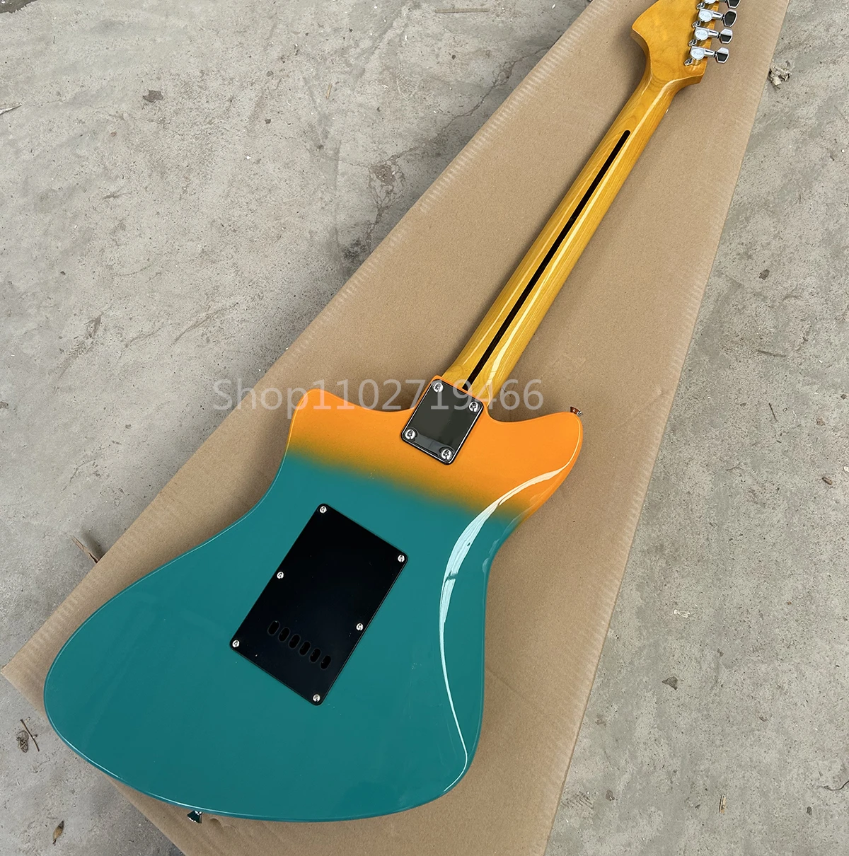 カスタマイズ可能なエレキギター,弦楽器,オレンジグリーン,6弦,卸売り