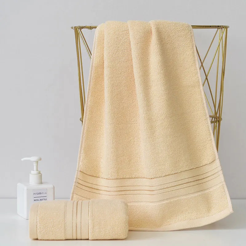 

100% Cotton Thickened Bath Towel Increases Water Absorption Bath Towel Beautiful Soft Face Towel for travel
