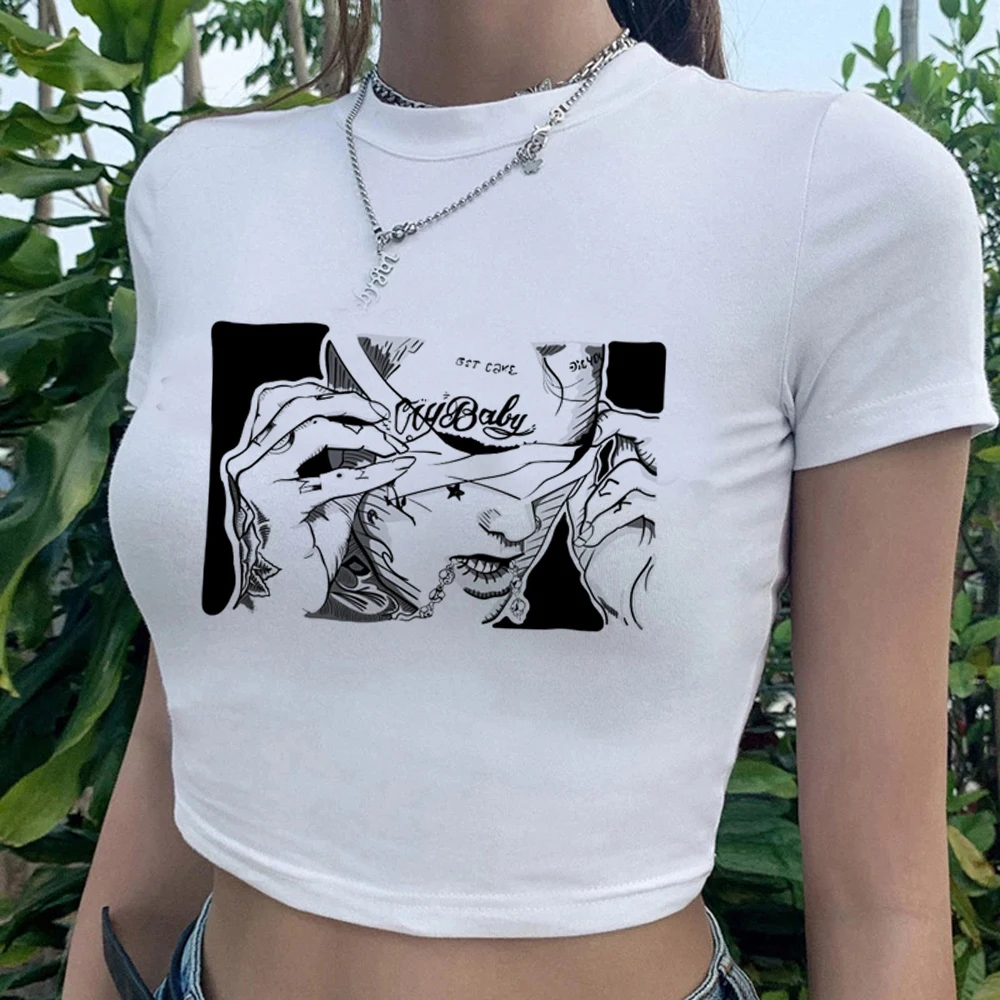 Lil Peep camiseta ropa mujer tumblr harajuku camisetas gráficas