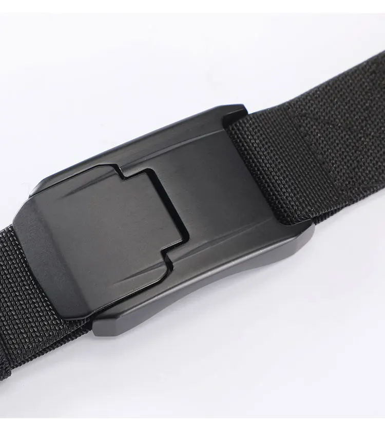 Neuer Stretchgürtel für Männer und Frauen, Schnellverschluss-Schnalle, starkes echtes Nylon, Unisex, elastischer Gürtel, Overalls, Arbeitsgürtel – Detail 12