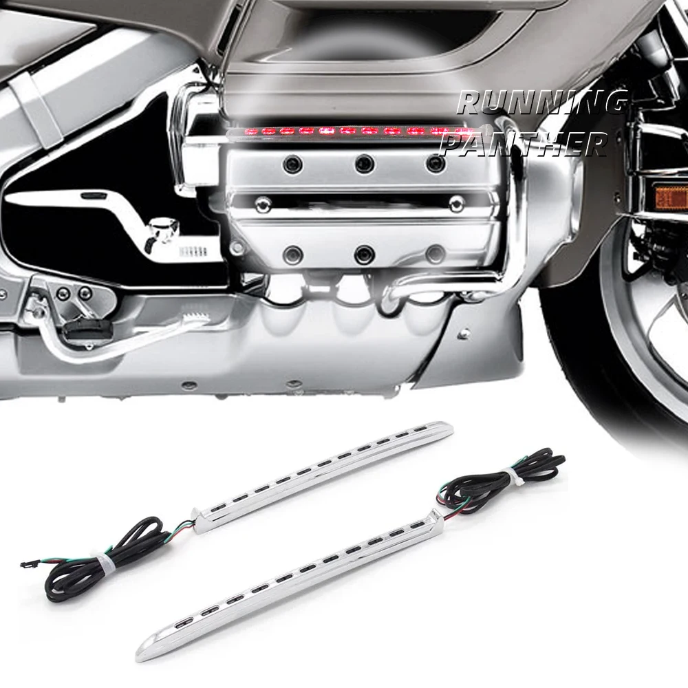 For Honda Goldwing GL1800 2001-2010 2002 2003 2004 2005 2006 2007 2008 2009 Left & Right LED Running Fairing Light