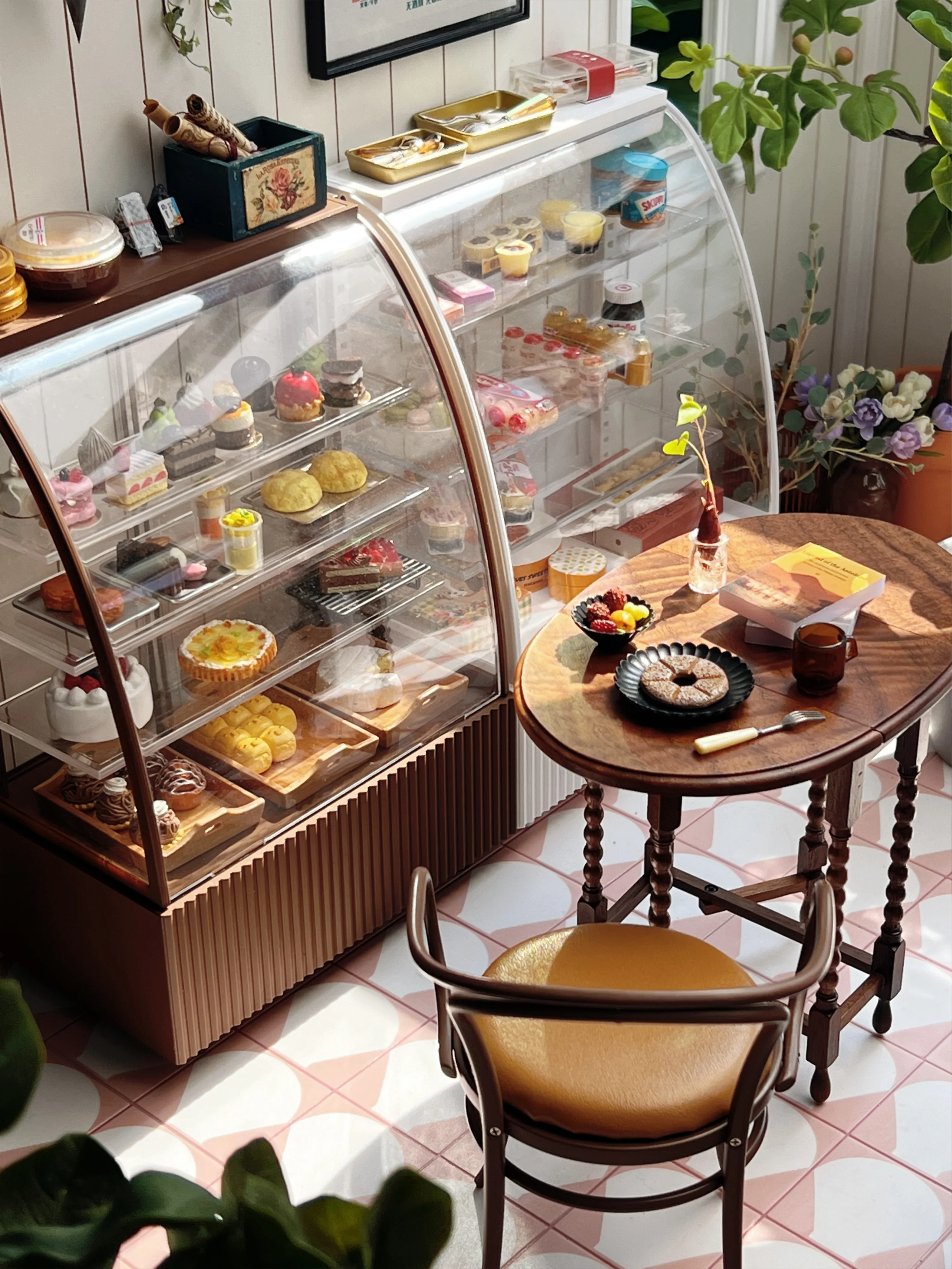 1/6 doll house model furniture accessories mini modelCake cabinet 6