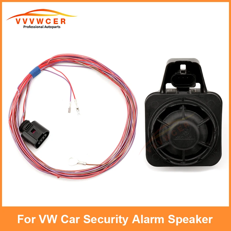 

Car Security Alarm System Burglar Alarm Set Speaker 5Q0 951 605 A 5QD 951 605 For VW Tiguan MK2 Passat B8 Golf 7