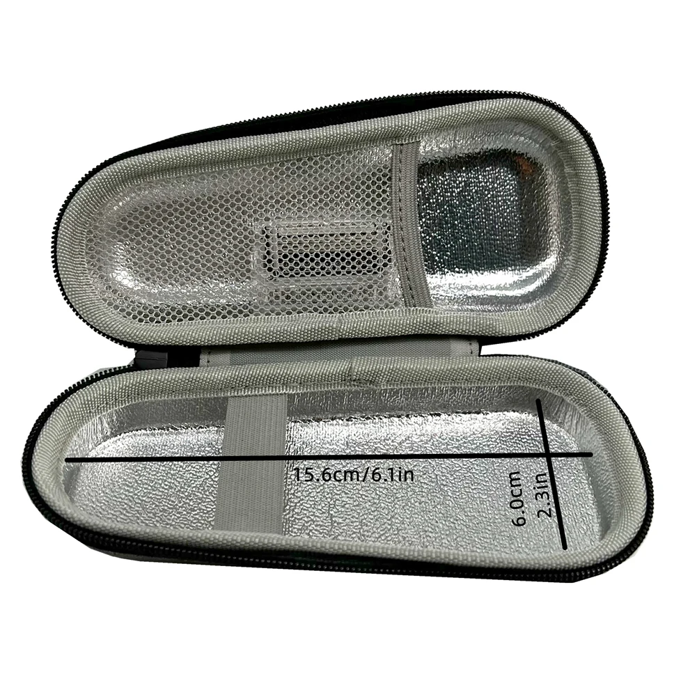 For Gillette Fusion 5 Razor Hard EVA Travel Case Shockproof Razor Travel Case with Mesh Pocket Shaver Carry Bag Shaver Hard Case