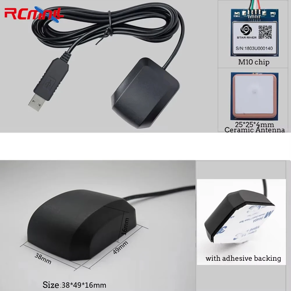 M10 G-MOUSE USB GPS 모듈(플래시 포함) PL2303GL USB-시리얼 GPS+Beidou 포지셔닝 모듈(자동차 보트 노트북 네비게이션용)
