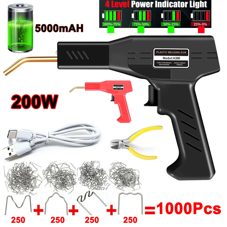 Car Bumper Repair Tool Kit 50W Plastic Repair Welding Plastic Solder Stapler Welder Gun Repair Bumper Tool Kit I.687832105