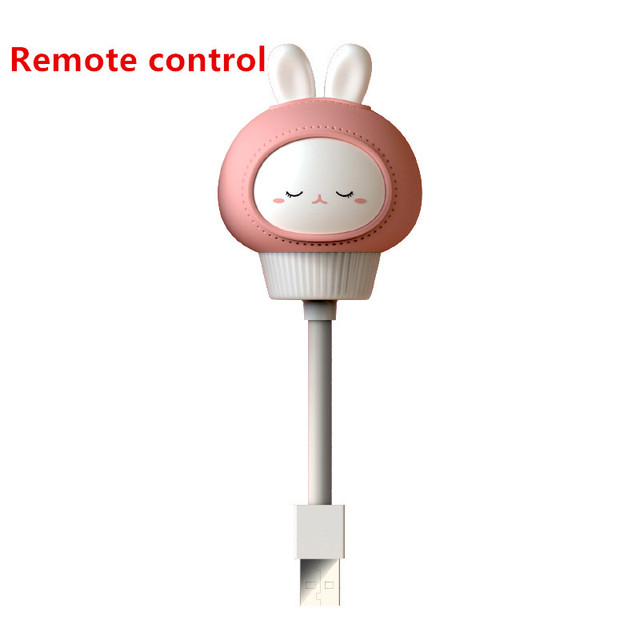 Chlidren USB Night Light Cute Cartoon Night Lamp Bear Remote Control for Baby Kid Bedroom Decor Bedside Lamp Christmas Gift