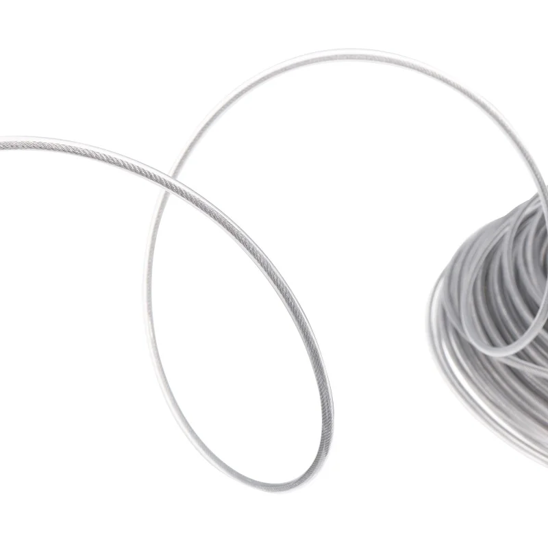 LUSQI Grass Trimmer Line Steel Wire Nylon 5M 10M 15M