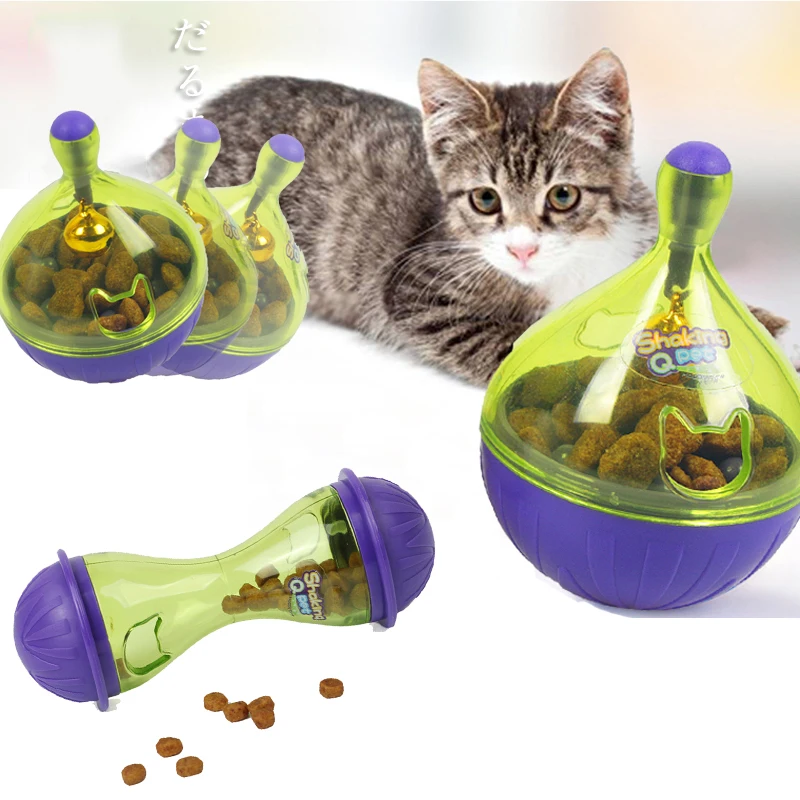CatFoodFeedersBallInteractiveFunBowlPetToysTumblerKitten
