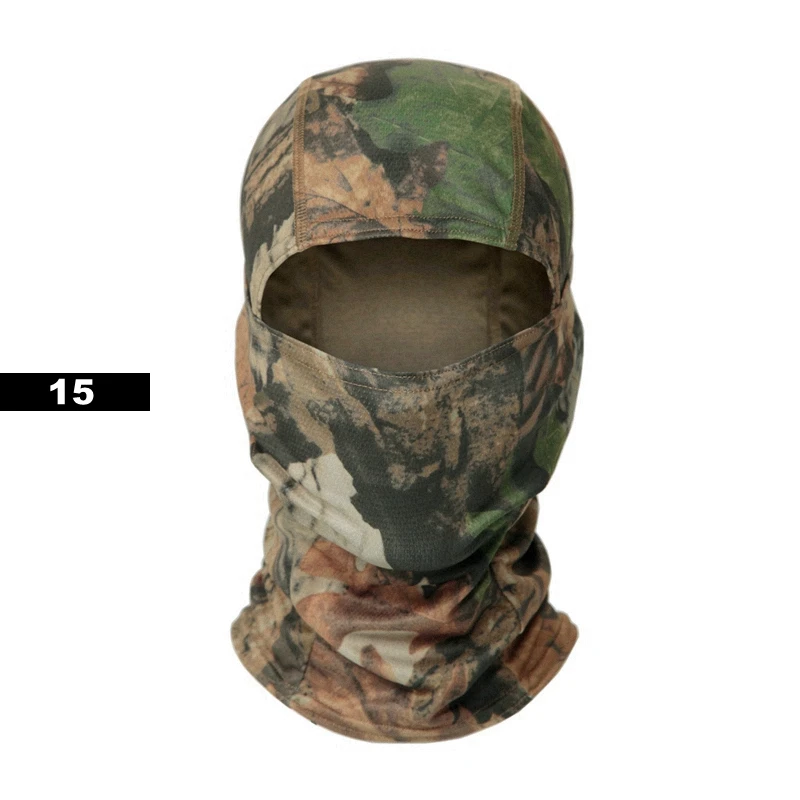 Enhanced Tactical Balaclava Sun Hat Set - Full Face Protection with Camouflage Design
