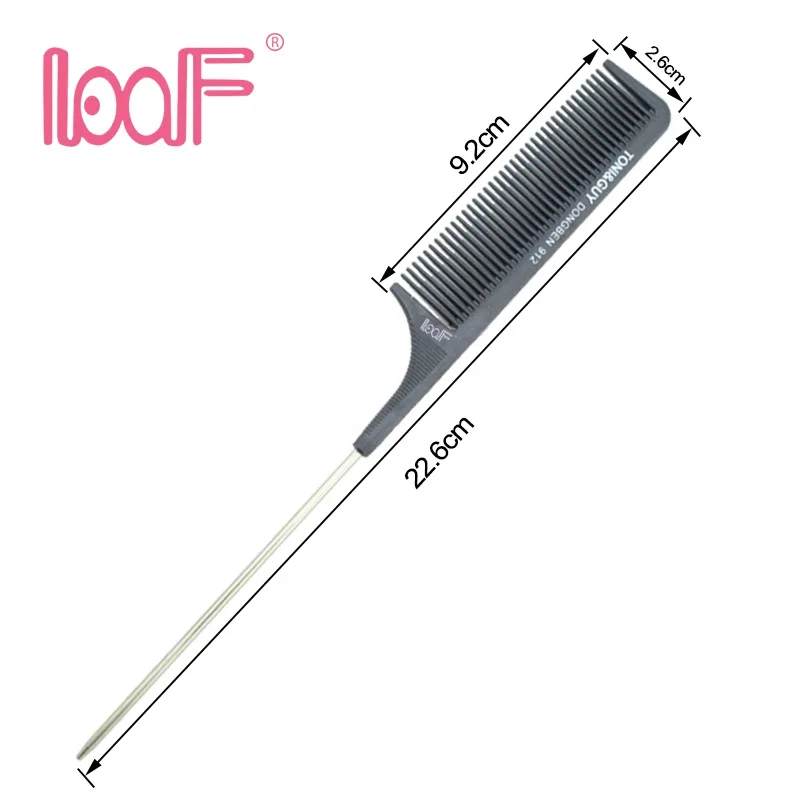 LOOF 1pcs Professional Anti-Static Hairdressing Tail comb Salon Hair Trimmer Brushes hair teasing Styling Wig Comb