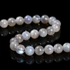 3A Natural Gray Moonstone Irisation Shiny Labradorite Fine Gems 4 6 8 10mm For Jewelry Making Diy Necklace Bracelet Accessory 3