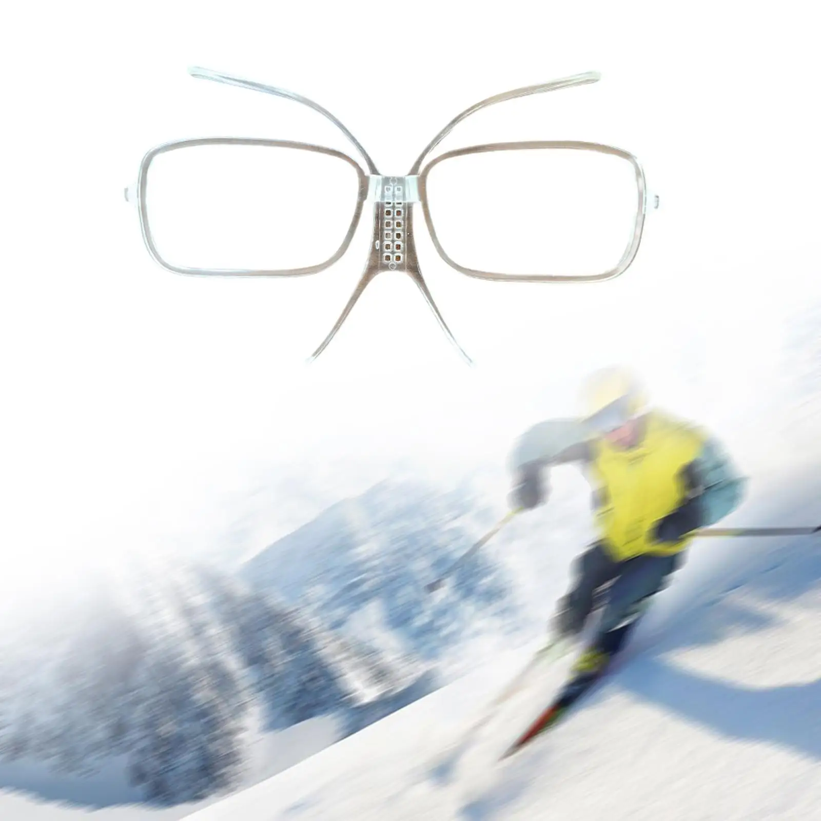 Skiing Goggles Frame Myopia Adapter Transparent Ski Goggles Insert Optical Adaptor for Snow Goggles Motorcycle Goggles Accessory 3