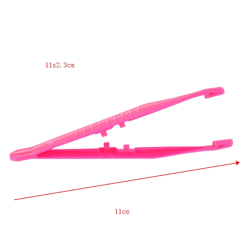 Precision Tweezers Tweezer Tool Phone Repair Tweezers 10pcs Plastic Tweezers Medical Repair Small Disposable Tweezers Tools Crafts Kids Toys Plastic Clips Random