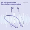 Neckband wireless connection compatible 5.2 headphones High sound quality stereo power display Magnetic Bluetooth earphones 4