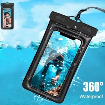 360 ° Custodia Impermeabile Universale per Telefono con Airbag a Copertura Totale per Nuoto, Compatibile con iPhone 17 16 15 14 Xiaomi Huawei e Altri Accessori