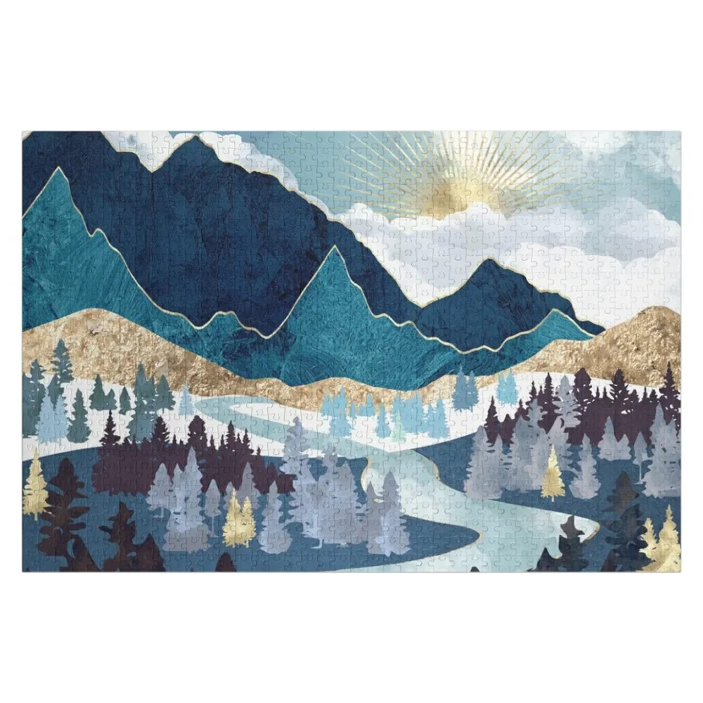 

Valley Sunrise Jigsaw Puzzle Toddler Toys Personalized Gift Animal Puzzle