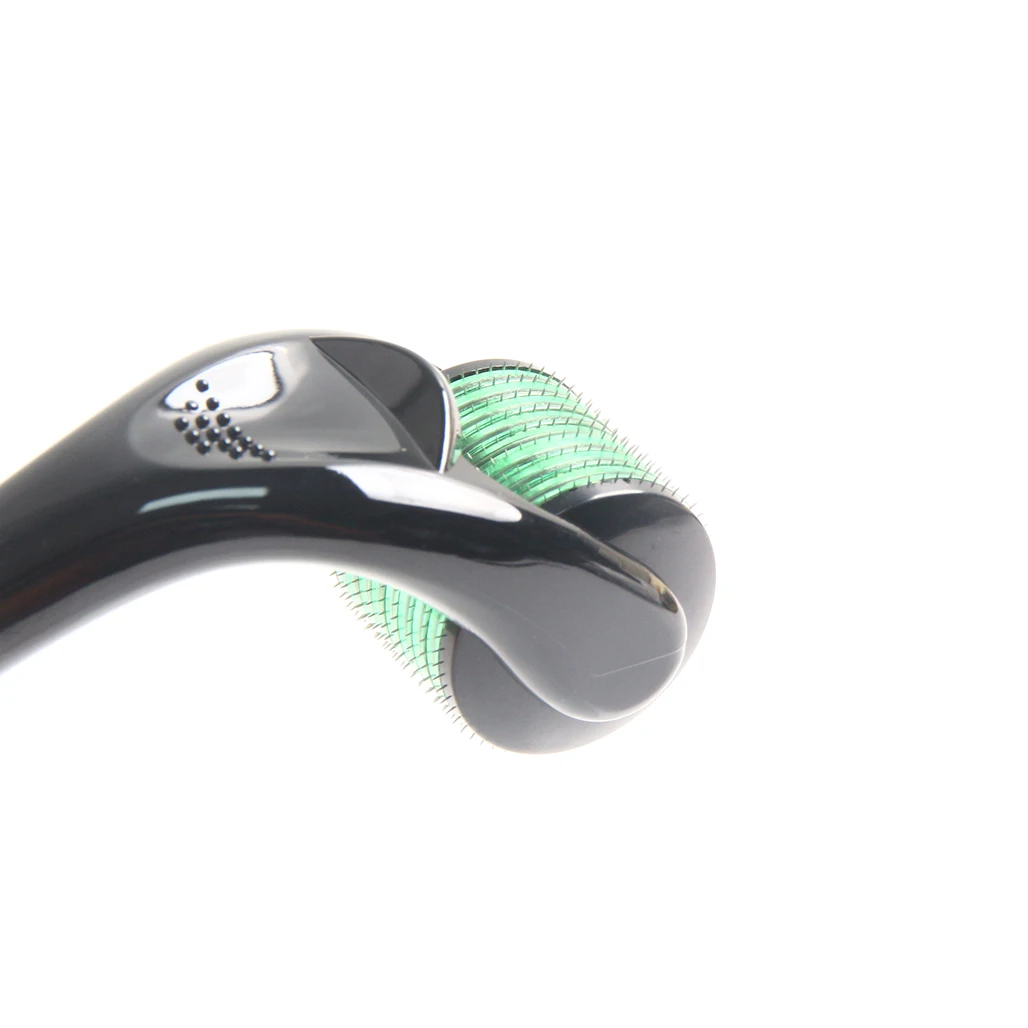 Black Green Derma Roller 540 Pin Derma Roller Microneedling for Face Beard Growth Free Storage Case 1pcs/box derma roller
