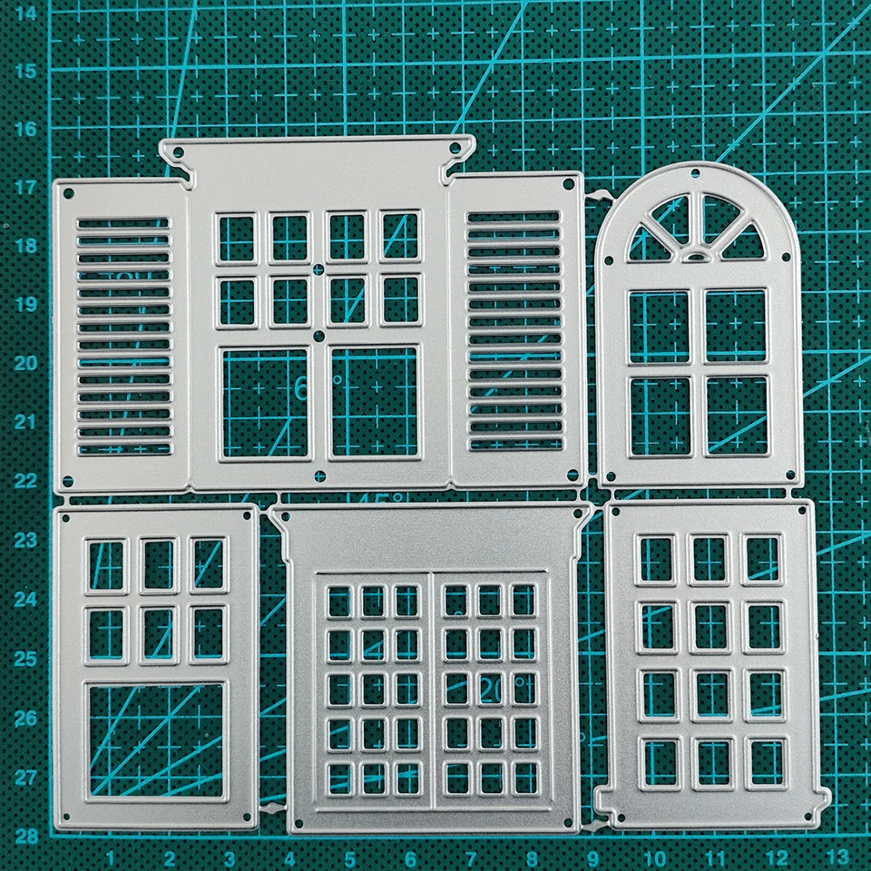Matrices de Découpe en Métal pour Rideau de Fenêtre, Pochoirs, Bricolage, Scrapbooking, Décor de Carte Photo, Gauage Artisanal  15