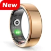 R02 Smart Ring Military Grade Titanium Steel Shell Health Monitoring IP68 & 3ATM Waterproof Multi-sport Modes 1