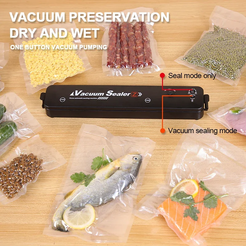 Kitchen Gadgets Home Sealing Machine Food Vacuum Sealer Small Portable Plastic Bags Sealer  Food Vacuum Packaging Machine 3