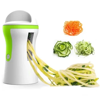 ANYOHOE Heavy Duty Spiralizer affettatrice per verdure taglierina a spirale per verdure grattugia per zucchine gadget e accessori da cucina 1