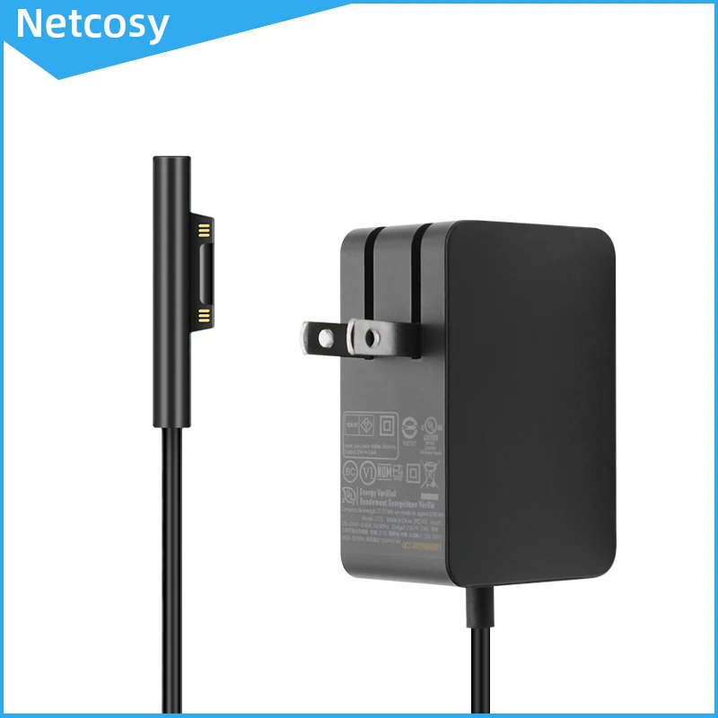 Netcosy 24W 15V 1.6A Surface Charger Wall Power Supply For Microsoft Surface Go Pro 6/ Pro 5/ 4/Pro 3,Surface Laptop