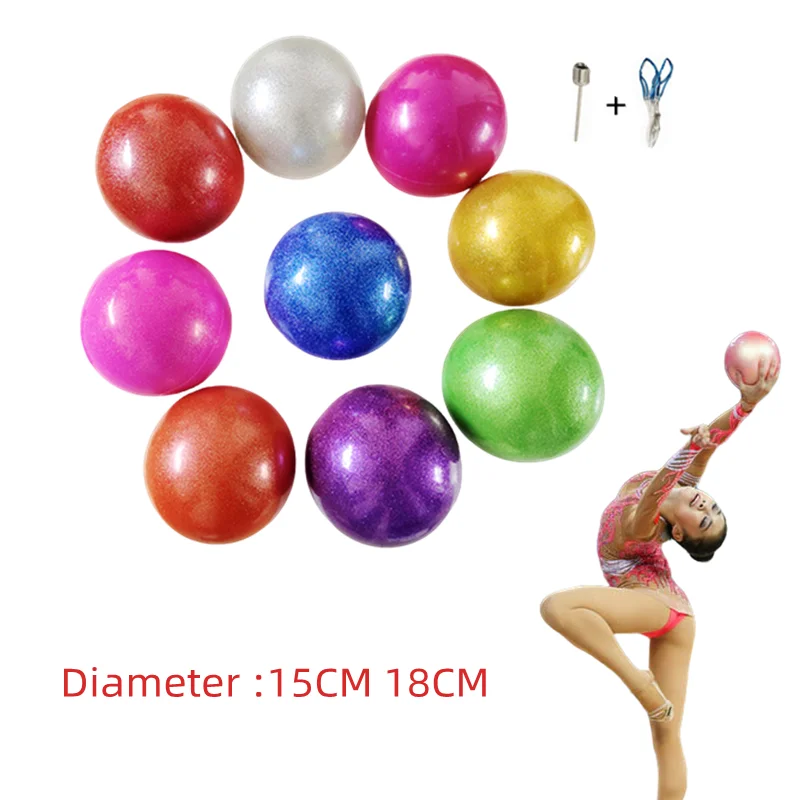 15cm 18cm Explosion-Proof Girl gymnastics ball training for kids Dance Practice Exercise Competition Rhythmic gymnastics ball gymnastics ball