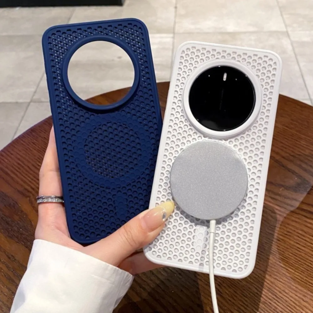 Dissipate Heat Magnetic Shockproof Cooling Case with Mesh Back Cover