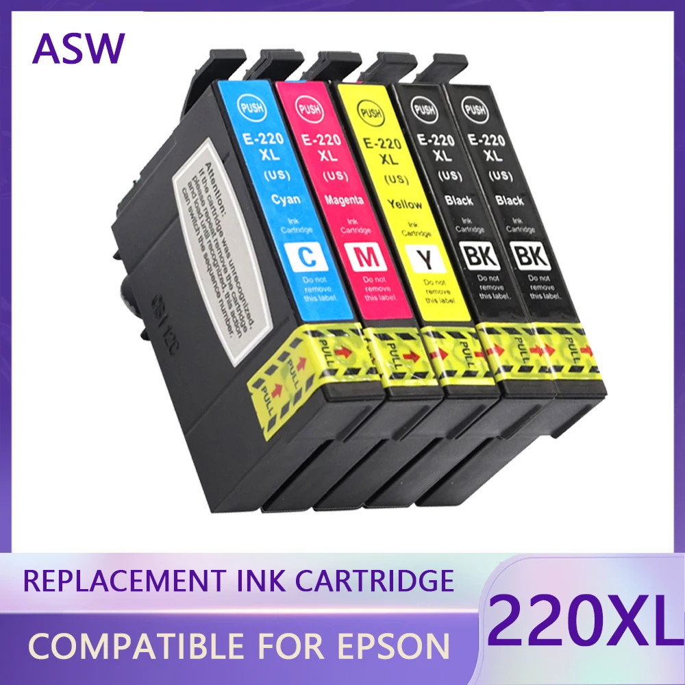 220Xl Compatibile Epson T220 Xl Cartuccia Di Inchiostro Per Epson Forza Lavoro Wf 2650 Wf-2630 Wf-2660 Wf-2750 Wf-2760 Xp-320 Xp-420 Xp-424
