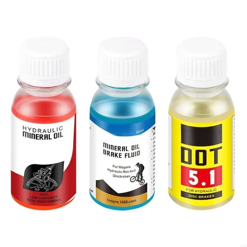 60ml 산악 자전거 자전거 용 미네랄 오일 유압 디스크 브레이크 오일 유체 사이클링 자전거 브레이크 미네랄 오일 시스템 유체
