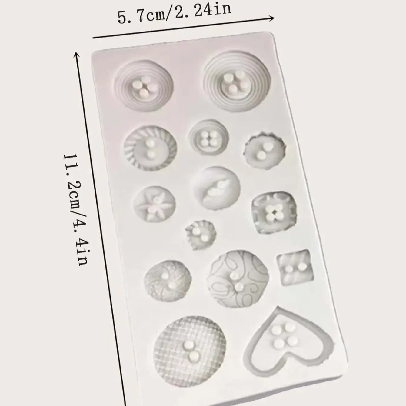 Button Cake Mold Silicone Kitchen Accessories