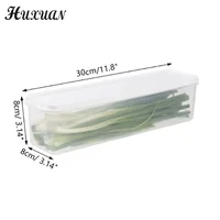 Boîte scellée au réfrigérateur pour cebolonnes, organisateur de bac à légumes, récipient de stockage au froid pour aliments frais 6