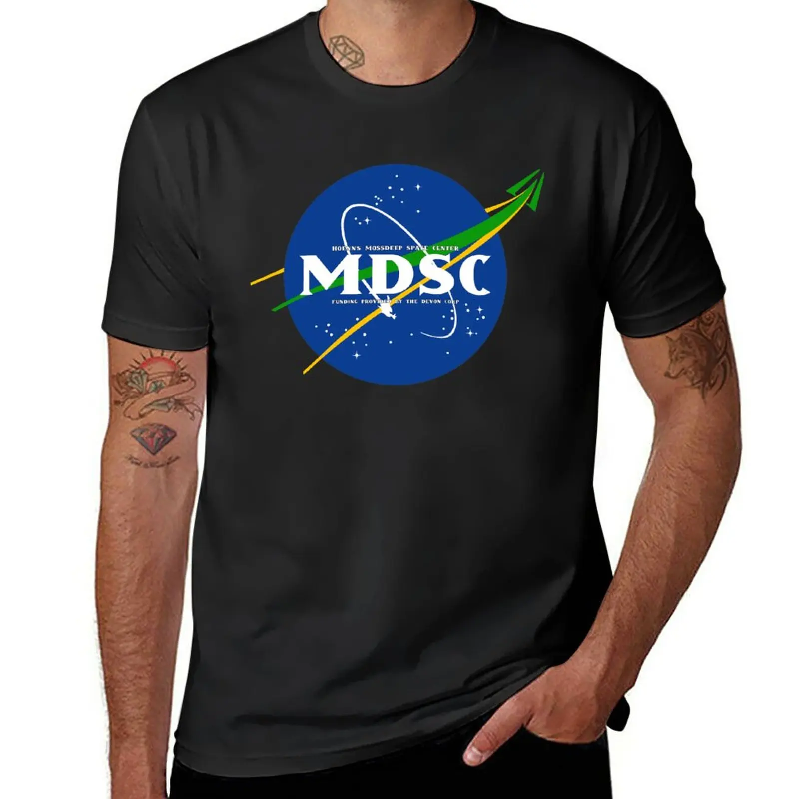 

New Mossdeep Space Center Logo T-Shirt boys animal print shirt plus size t shirts t shirt man mens t shirts casual stylish