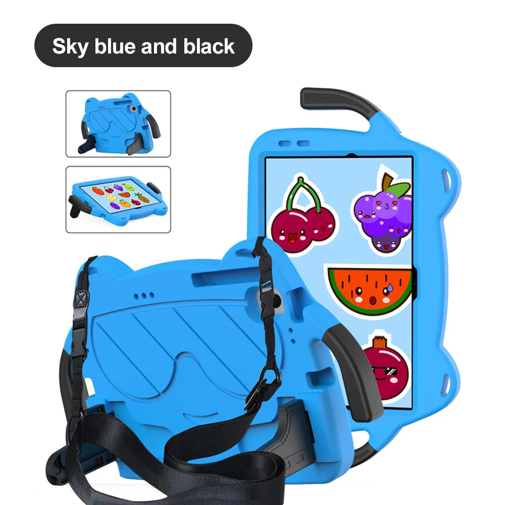Children's Cartoon Tablet Cover with Dual-Angle Stand