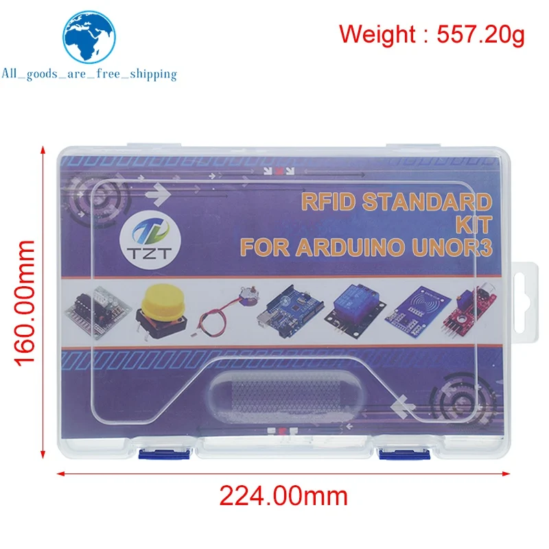 TZTUNO R3 RFID Starter Kit Arduino UNOR3 Upgraded Version Learning Suite Retail Box electronic DIY KIT