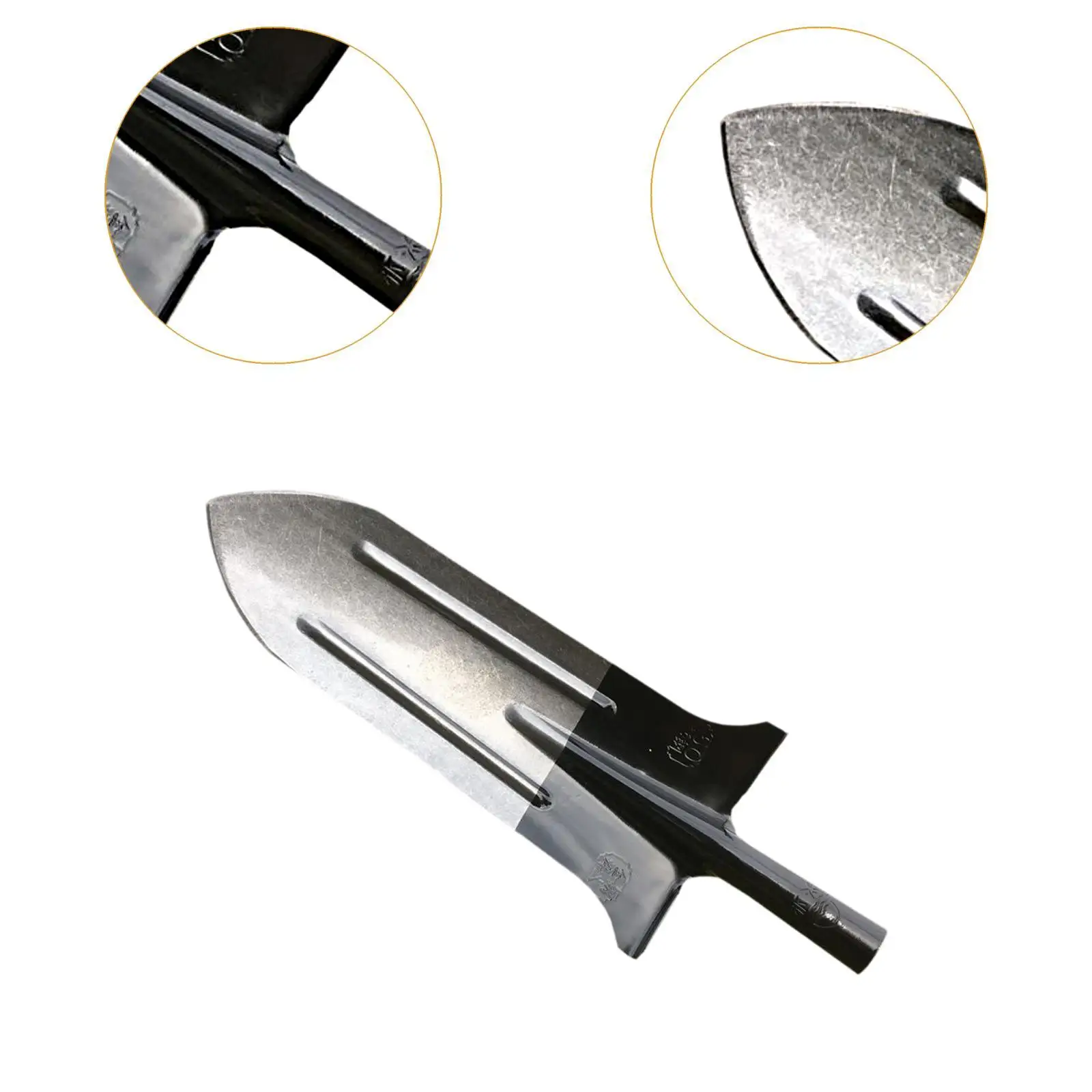 Digging Spade Replacement Head Not Include Handle 19.69x7.87 inch for Digging Pits Soil Transportation Weeding Transplanting