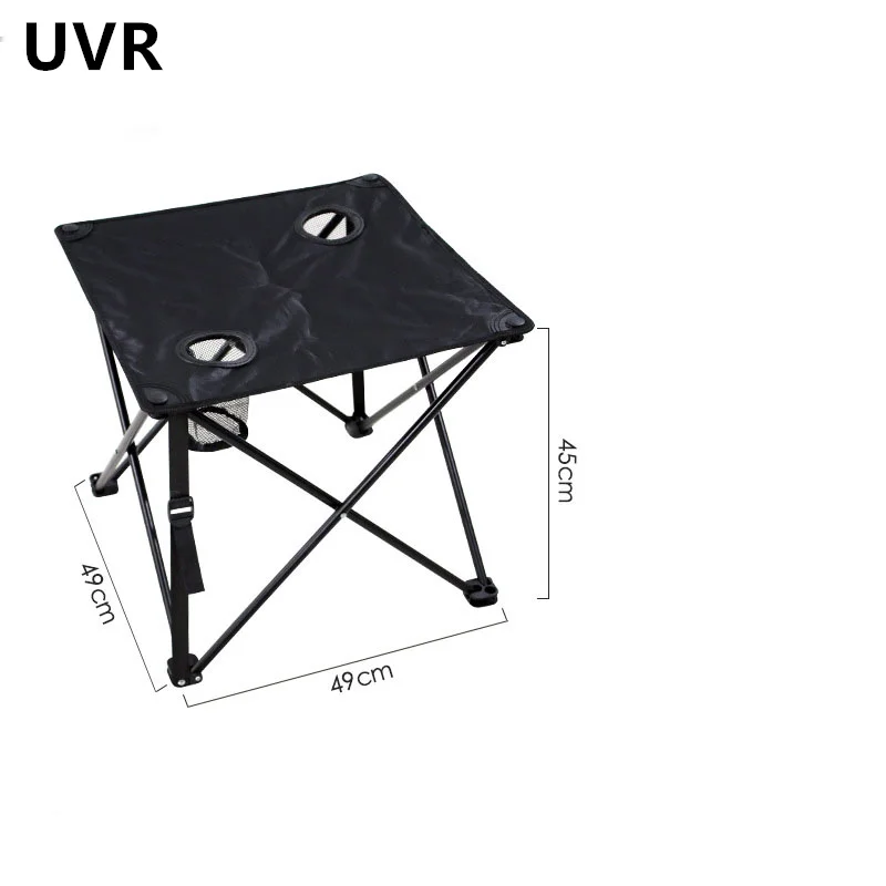 UVR New Outdoor Folding Tables and Chairs Set Family Travel Portable Tables and Stools Folding Camping Tables and Chairs