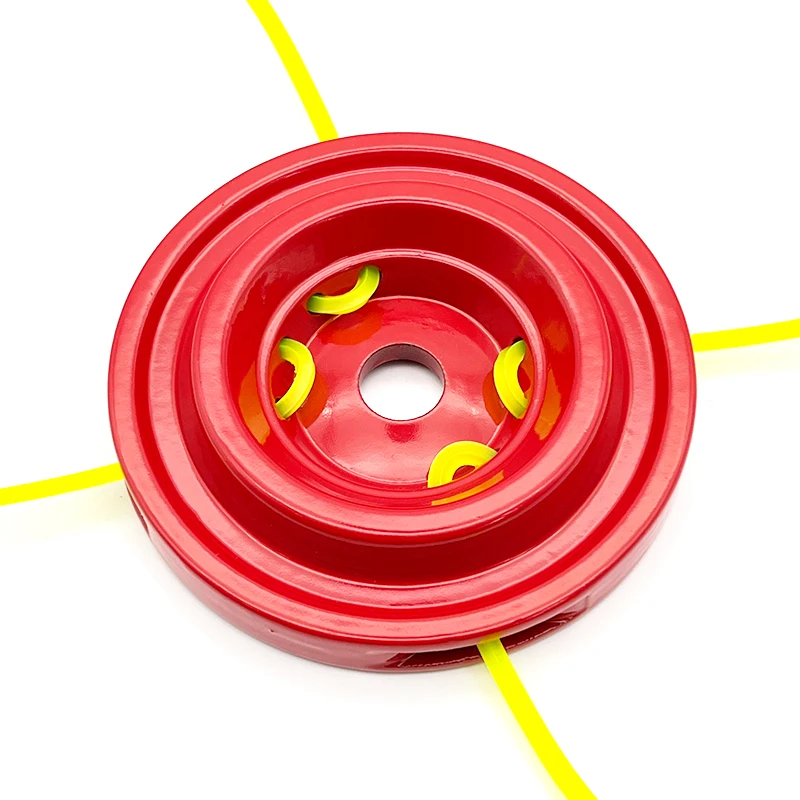 Heavy Universal Aluminum Trimmer Head with Four Lines for Brush Cutter Grass Trimmer
