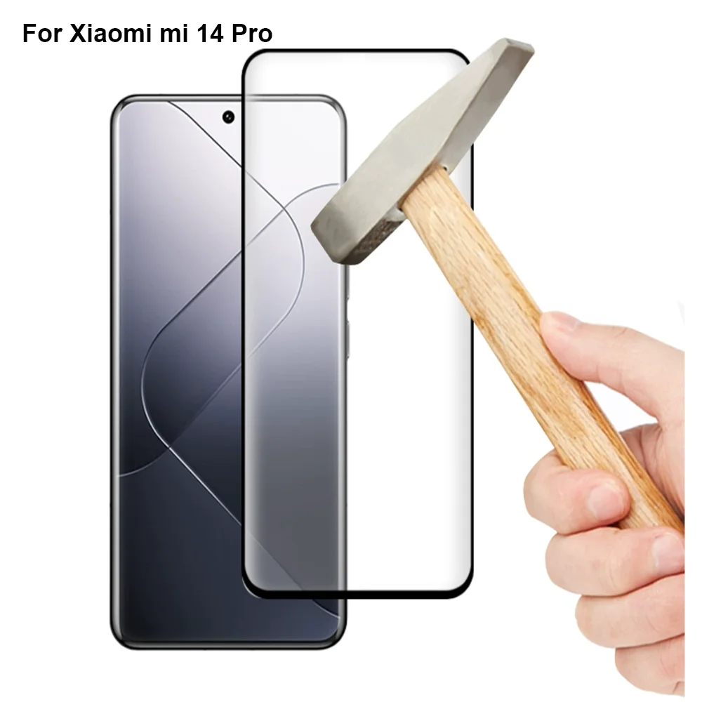 

2PCS Tempered Glass For Xiaomi mi 14 Pro Screen Protector Film Glass For Xiaomi mi14 pro tough Protection Glass Cover